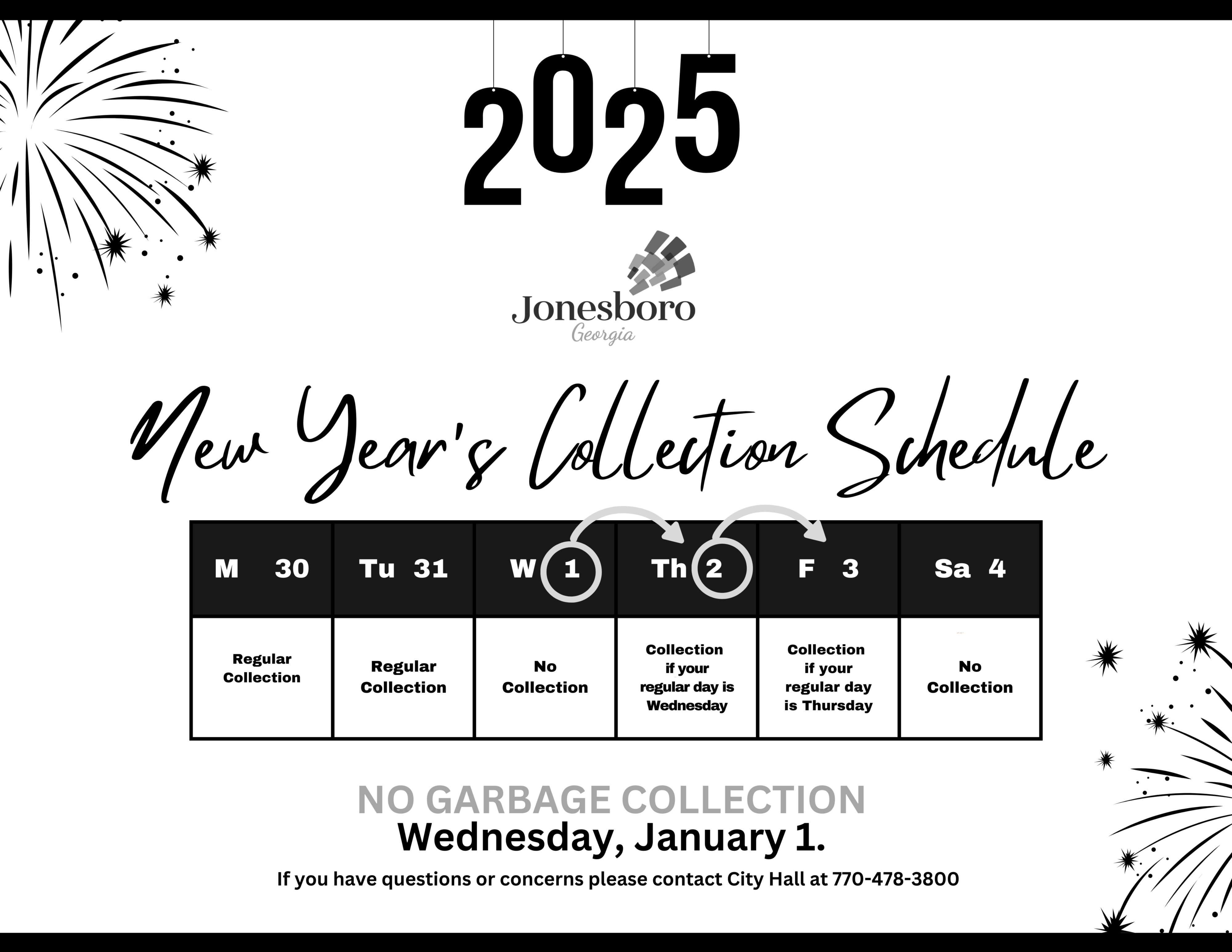 New Year Garbage Collection